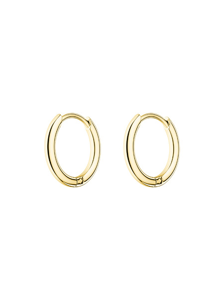 Rosefield Rosefield pozlačeni uhani Small Hoops JESHG-J581