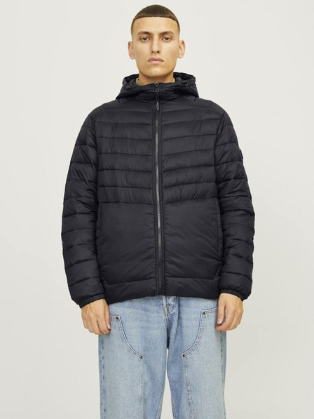 Jack & Jones Jack & Jones Moška črna prešita jakna