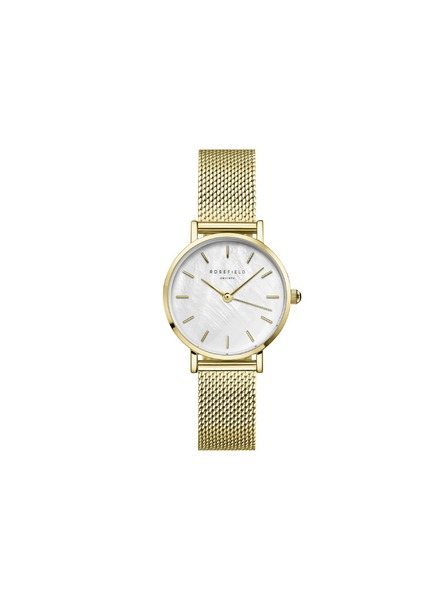 Rosefield Ženske ure Rosefield Small Edit Mesh Gold SMGMG-S06