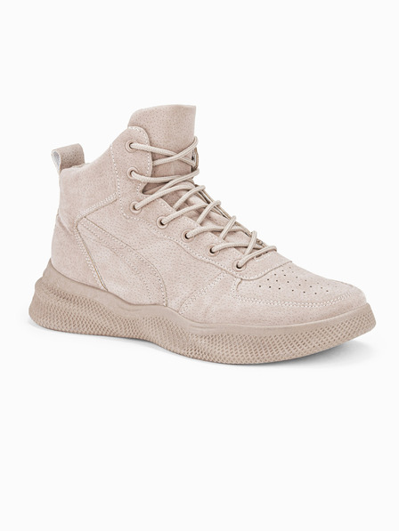 Ombre Clothing Bež moški zimski škornji T380