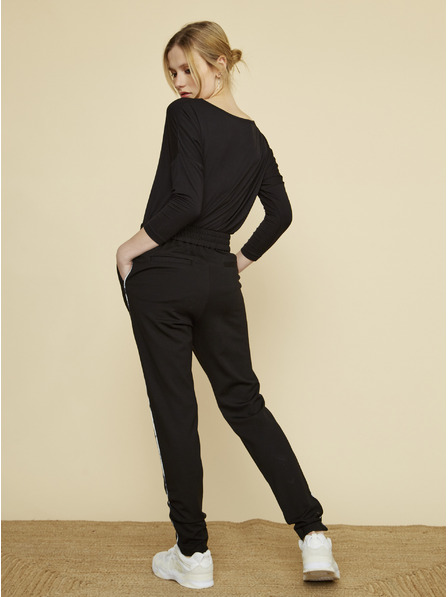 ZOOT.lab Črne ženske hlače ZOOT Baseline Xenia Stripe