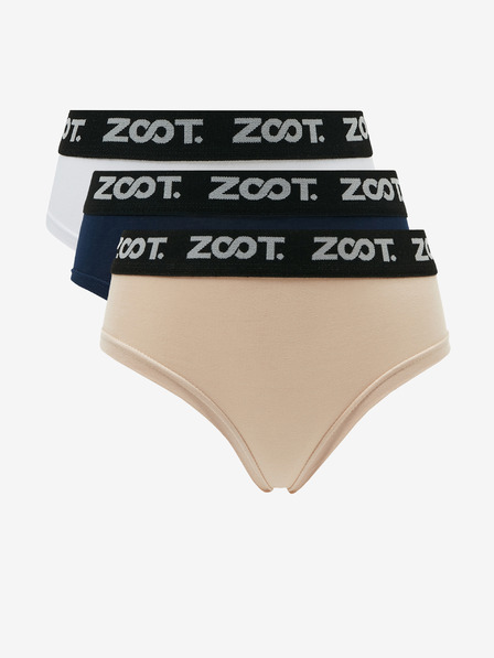 ZOOT.lab Komplet treh ženskih hlačk v beli, modri in bež barvi ZOOT.lab