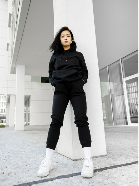 ICOONIC Črne unisex osnovne trenirke ICOONIC