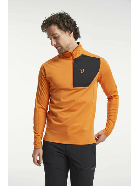 Tenson moška funkcionalna jopa s kapuco TENSON TXlite Halfzip M oranžna