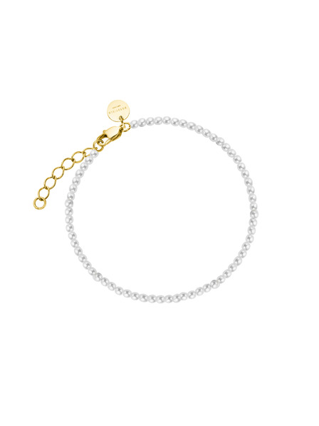 Rosefield Rosefield zapestnica zlate barve Mini Pearl JBMPG-J601
