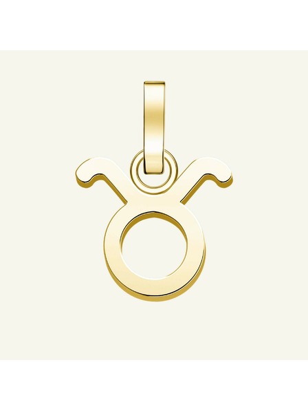 Rosefield Rosefield obesek zlate barve Zodiac Symbol Bik