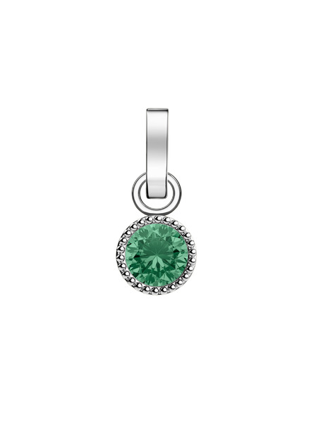 Rosefield Rosefield obesek srebrne barve Birthstone May barva