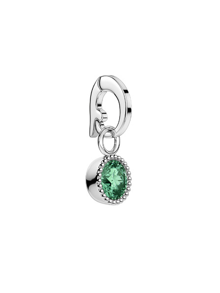 Rosefield Rosefield obesek srebrne barve Birthstone May barva