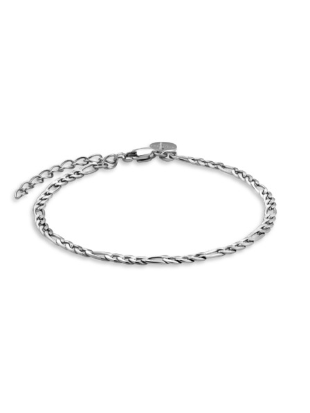 Rosefield Rosefield zapestnica srebrne barve Figaro Chain JBFCS-J533