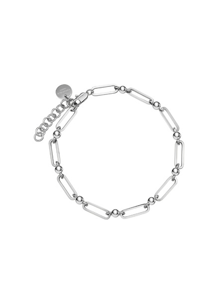 Rosefield Rosefield zapestnica srebrne barve Dotted Multilink JBMCS-J590