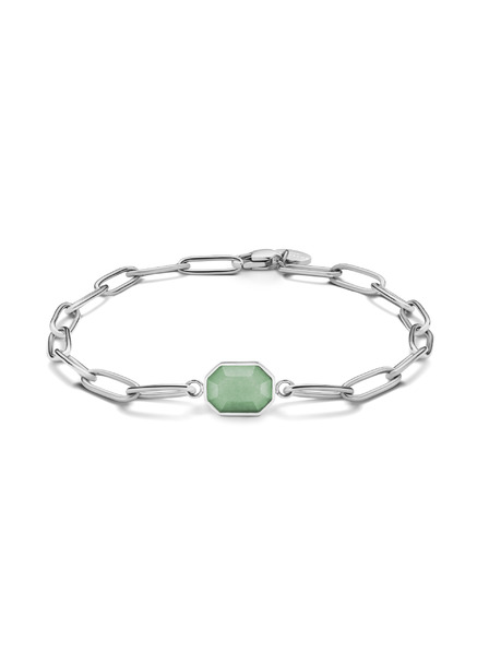 Rosefield Rosefield zapestnica srebrne barve Geometric Gemstone JBGGS-J663