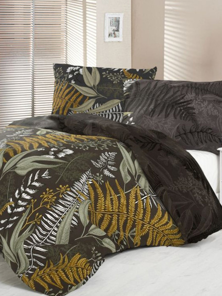 Kvalitex Saténové francúzske posteľné obliečky LUXURY COLLECTION 1+2, 200x200, 70x90cm PAPRADIE