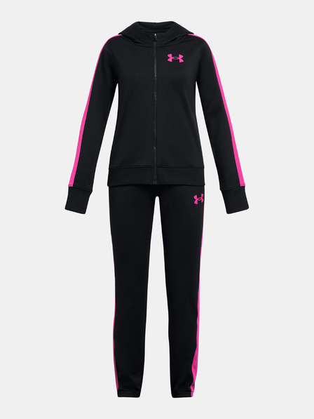Under Armour Dekliška trenirka Under Armour UA Knit Hooded Tracksuit-PNK