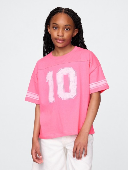 GAP Otroška oversized majica Varsity GAP