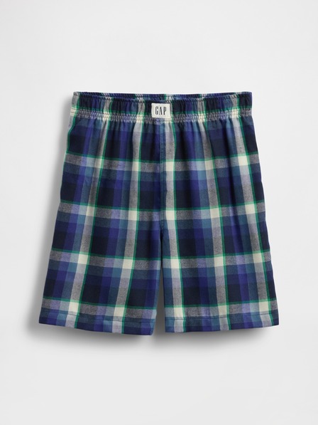 GAP Otroške flanelne pižama kratke hlače GAP