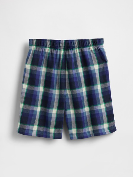 GAP Otroške flanelne pižama kratke hlače GAP