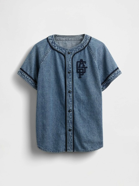 GAP Otroška jeans srajca Baseball Americana GAP